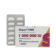Купить Оспен (Феноксиметилпенициллин) таблетки 1000000 МЕ №12 в Москве